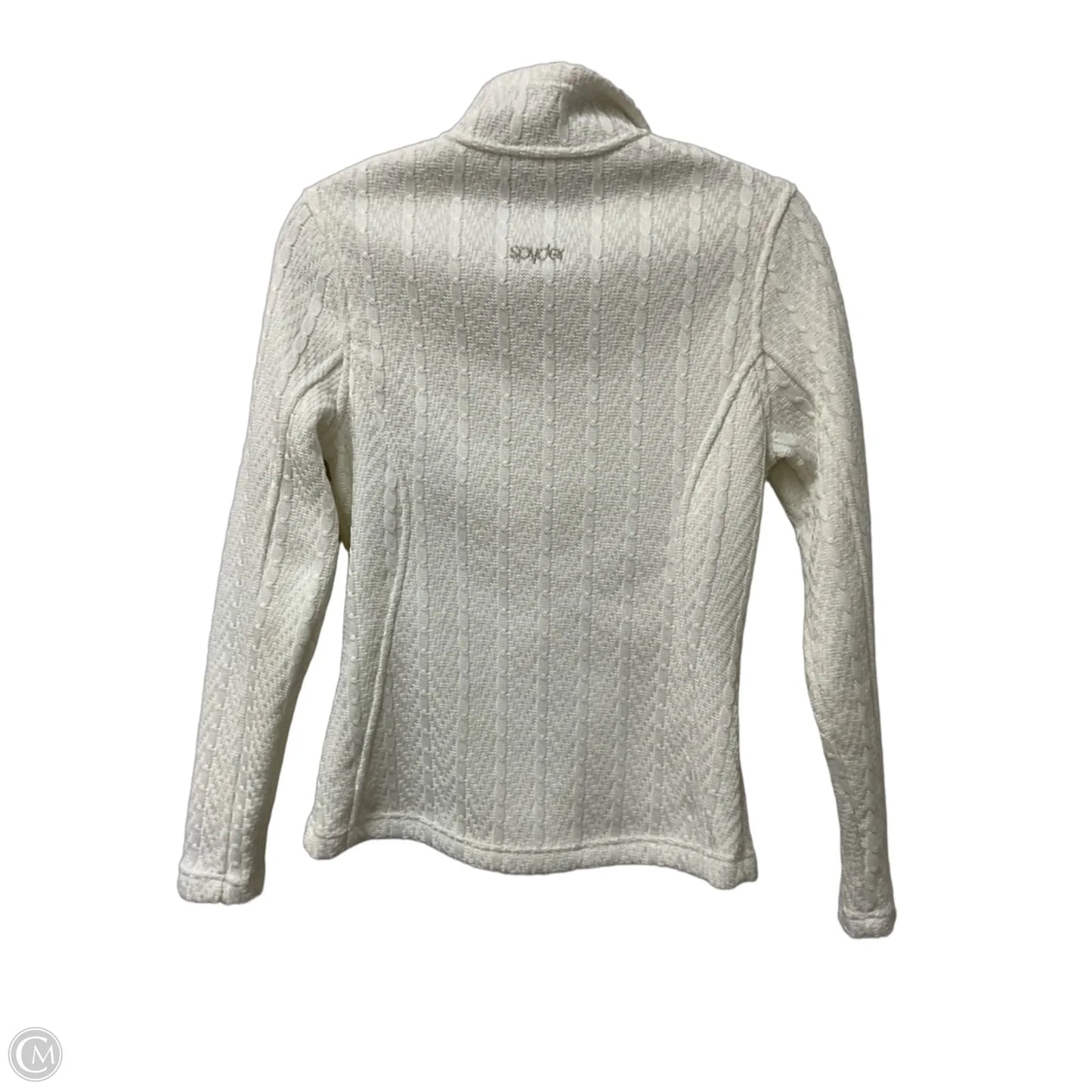 Sweater Short Sleeve By Spyder In White, Size: M