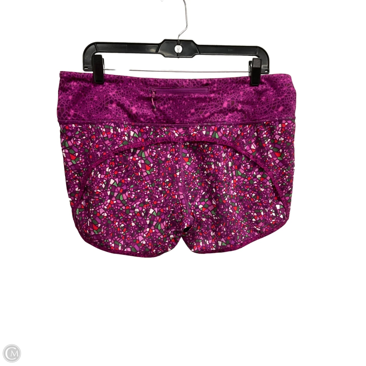 Athletic Shorts By Lululemon In Pink, Size: M