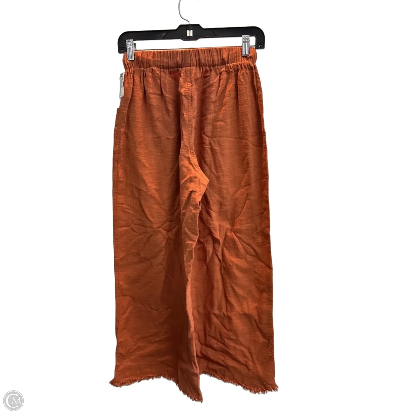 Pants Wide Leg By Artistic Works By Lu In Orange, Size: S