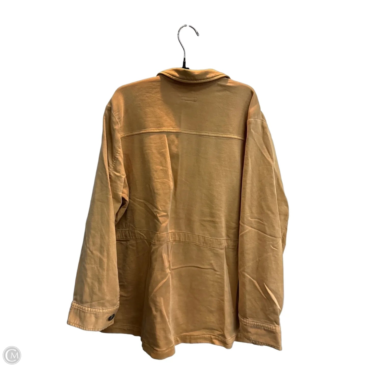 Jacket Shirt By J. Jill In Gold, Size: L