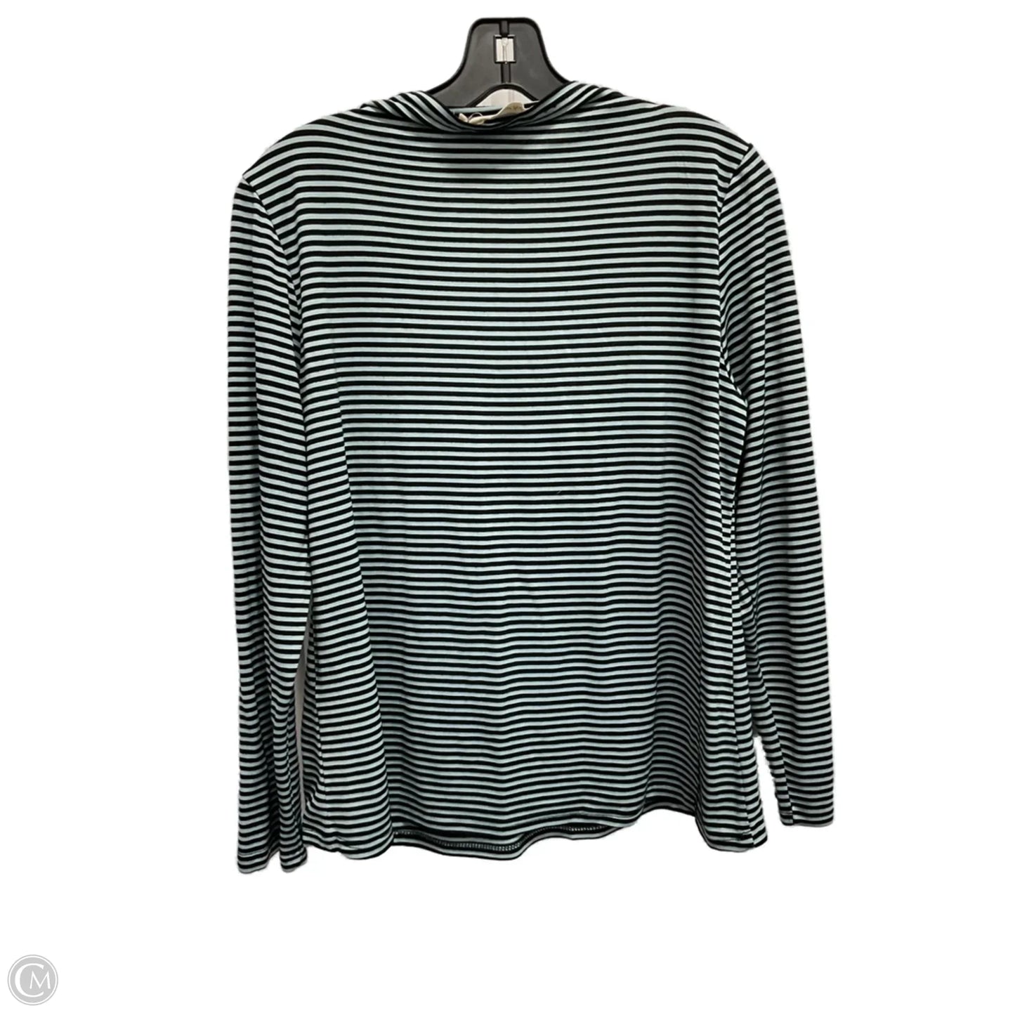 Top Long Sleeve By Soft Surroundings In Striped Pattern, Size: M