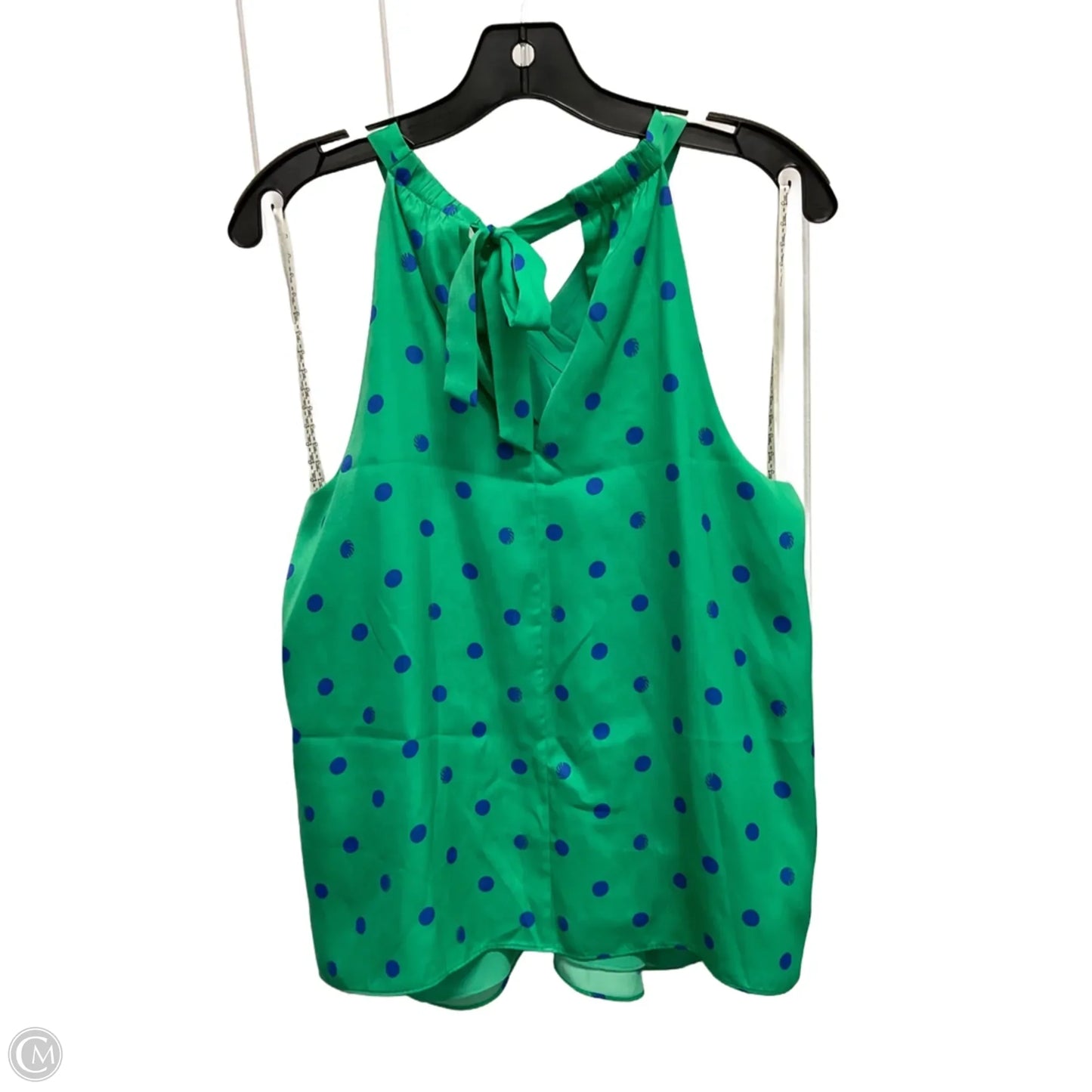 Top Sleeveless Designer By Lilly Pulitzer In Polkadot Pattern, Size: L