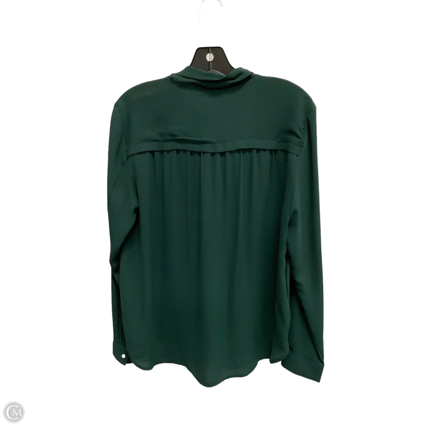 Blouse Long Sleeve By Loft In Green, Size: M