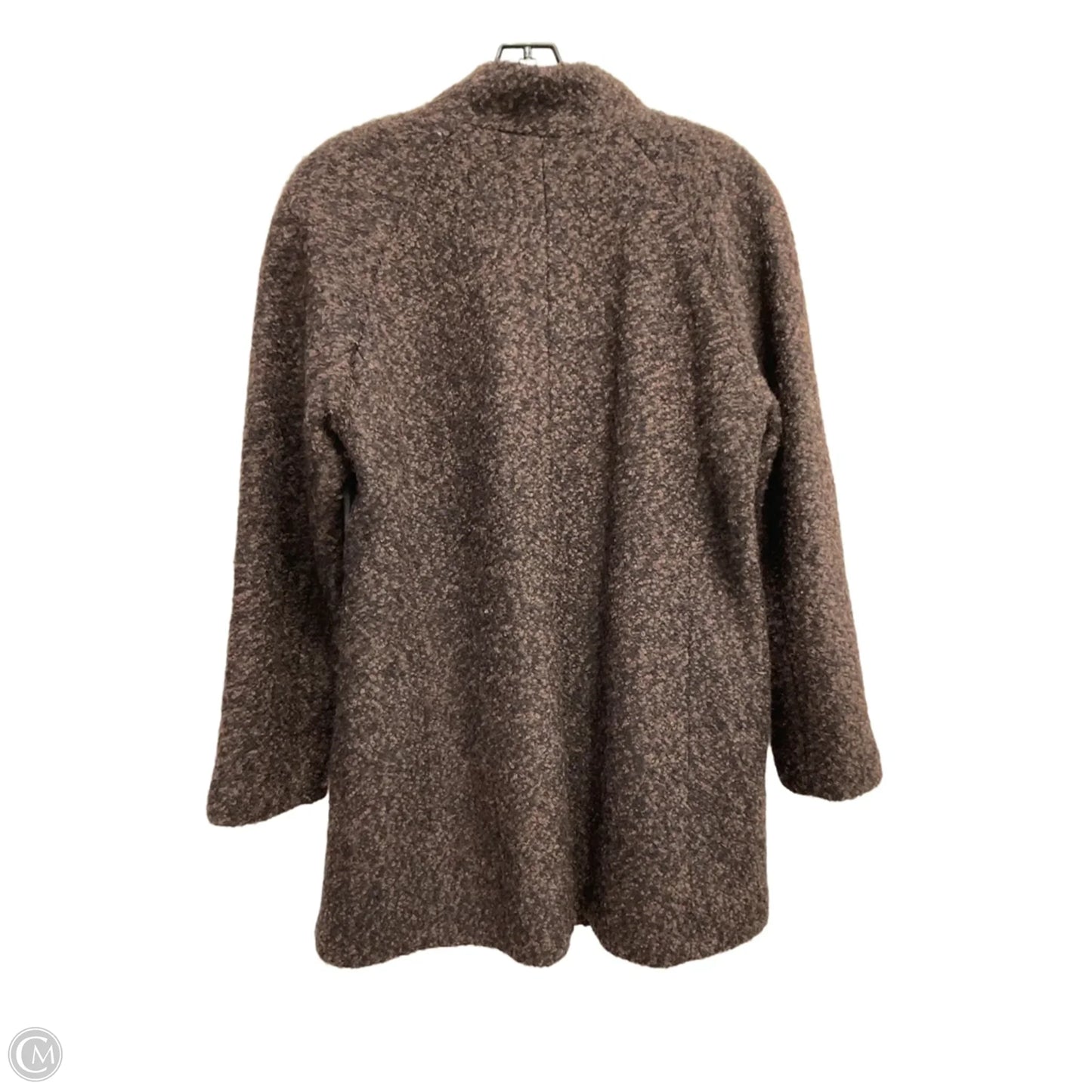 Coat Peacoat By Anne Klein In Brown, Size: M