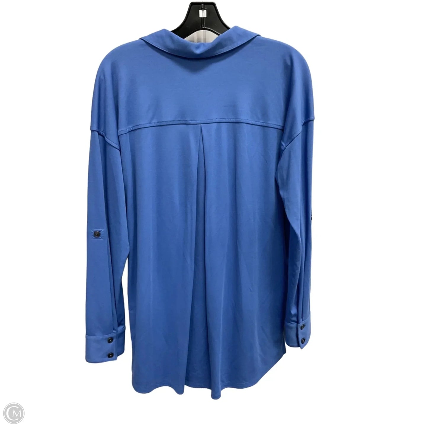 Blouse Long Sleeve By J. Jill In Blue, Size: S