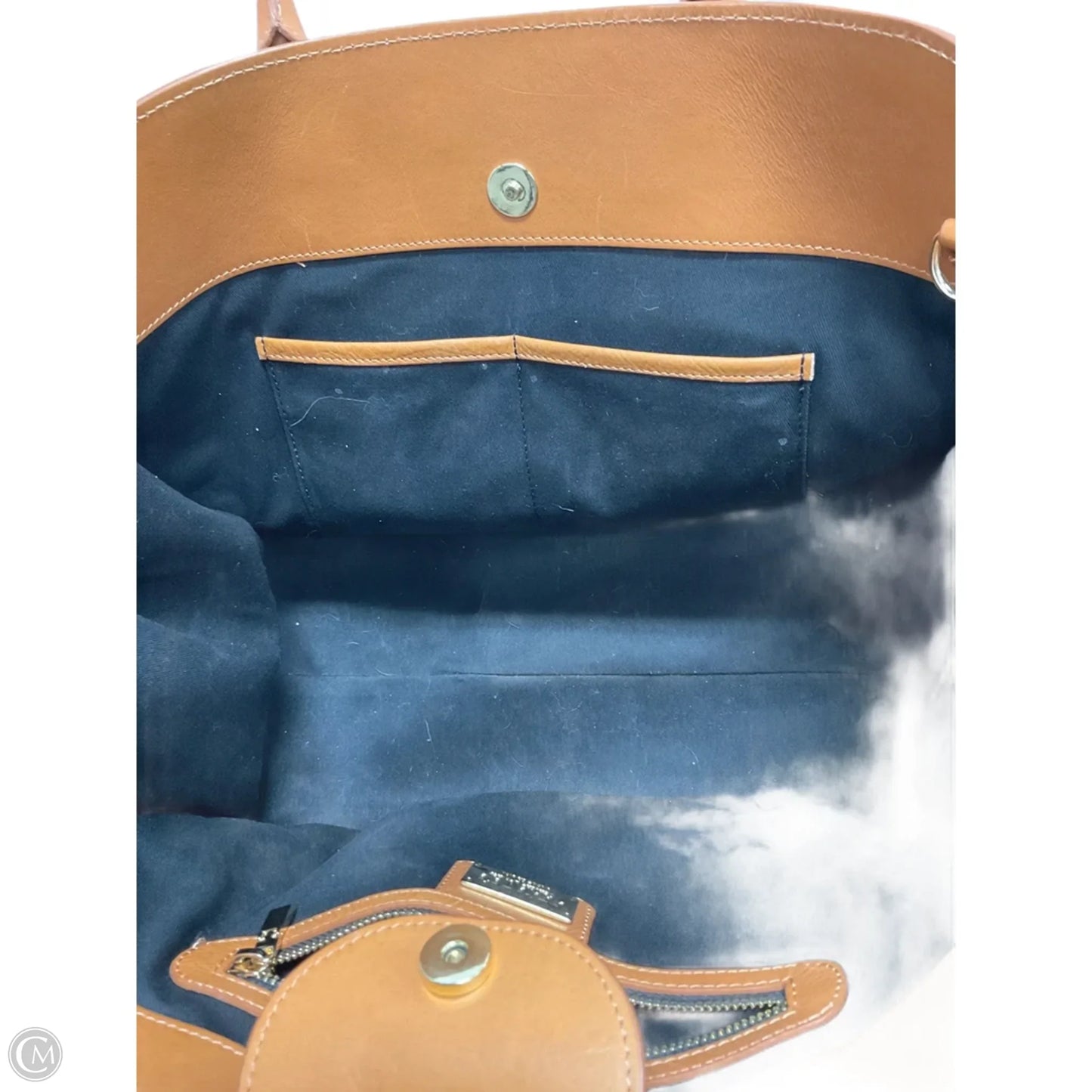 Tote Leather By Cma, Size: Large