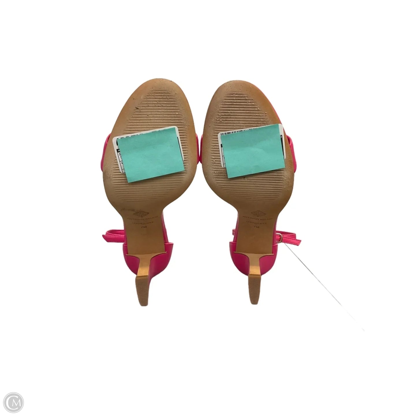 Sandals Heels Block By Antonio Melani In Pink, Size: 7