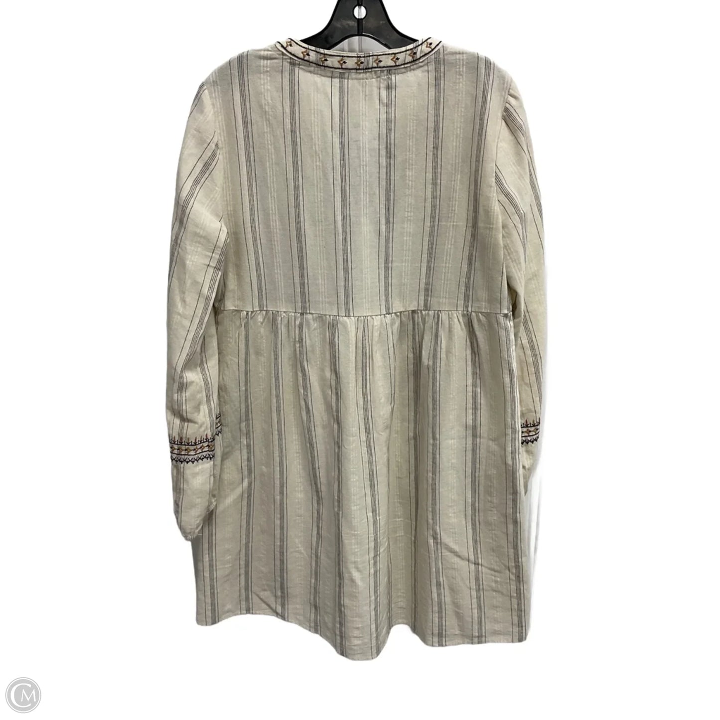 Dress Casual Midi By Knox Rose In Striped Pattern, Size: M