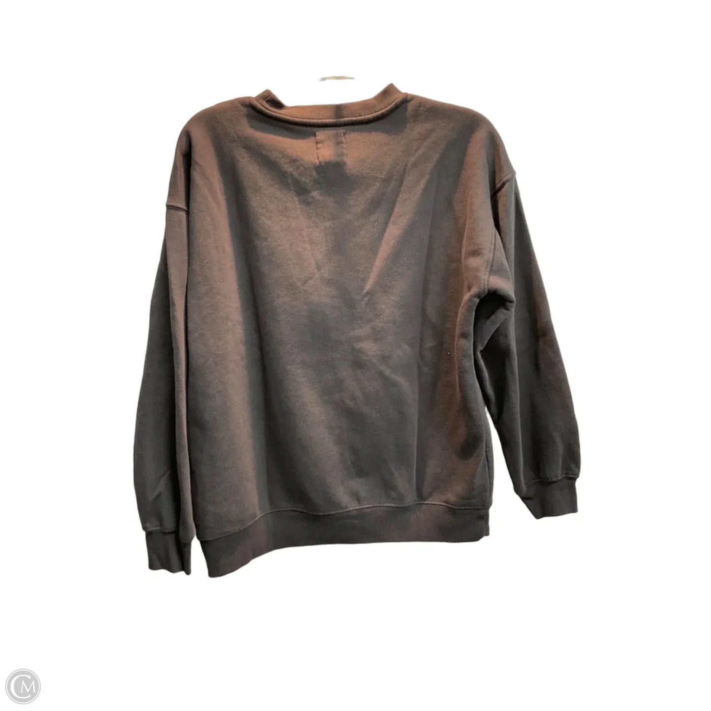 Sweatshirt Collar By Billabong In Grey, Size: M