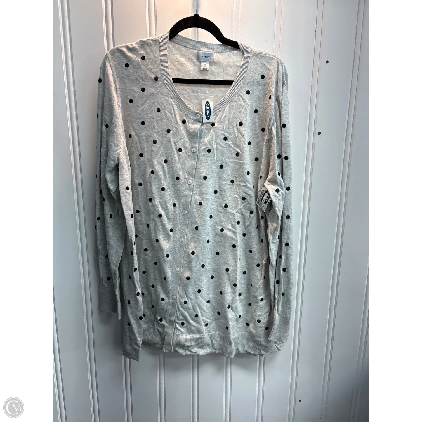 Cardigan By Old Navy In Polkadot Pattern, Size: 3x