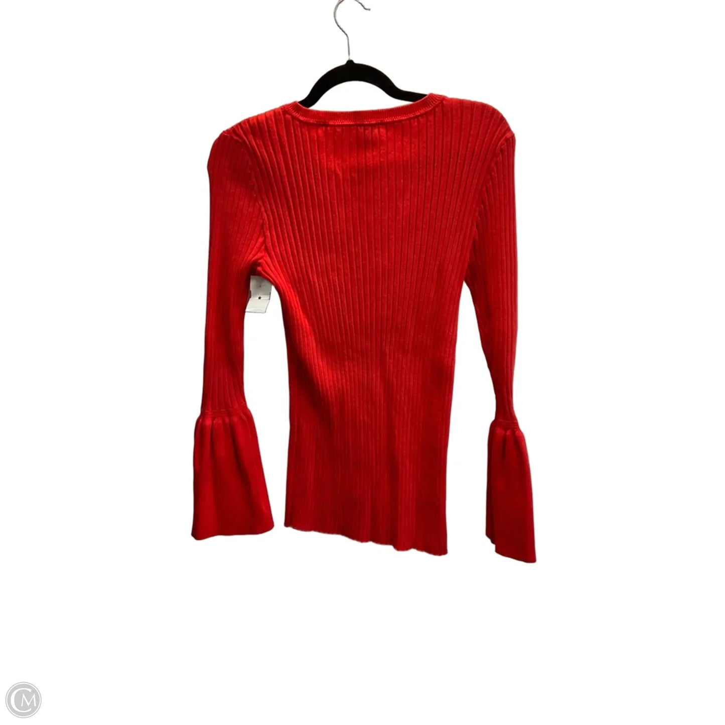 Top Long Sleeve By Cabi In Red, Size: M