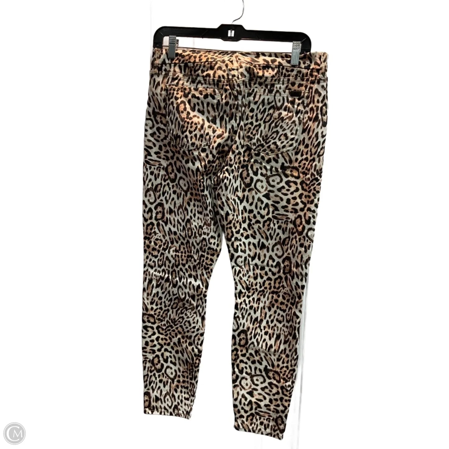Jeans Skinny By 7 For All Mankind In Leopard Print, Size: 8