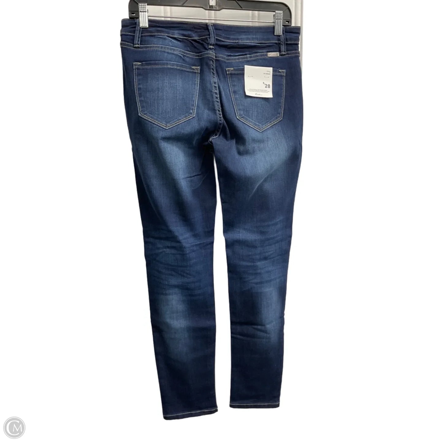 Jeans Skinny By Kancan In Blue Denim, Size: 8