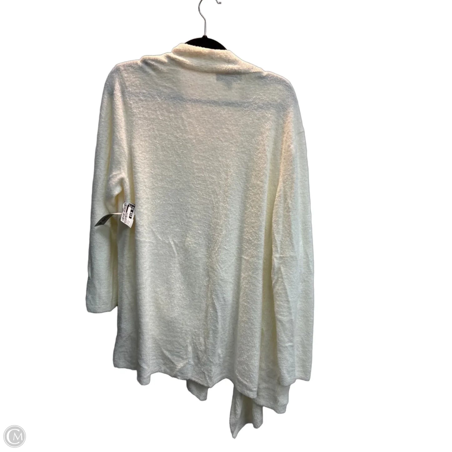 Sweater Cardigan By Barefoot Dreams In White, Size: 1x