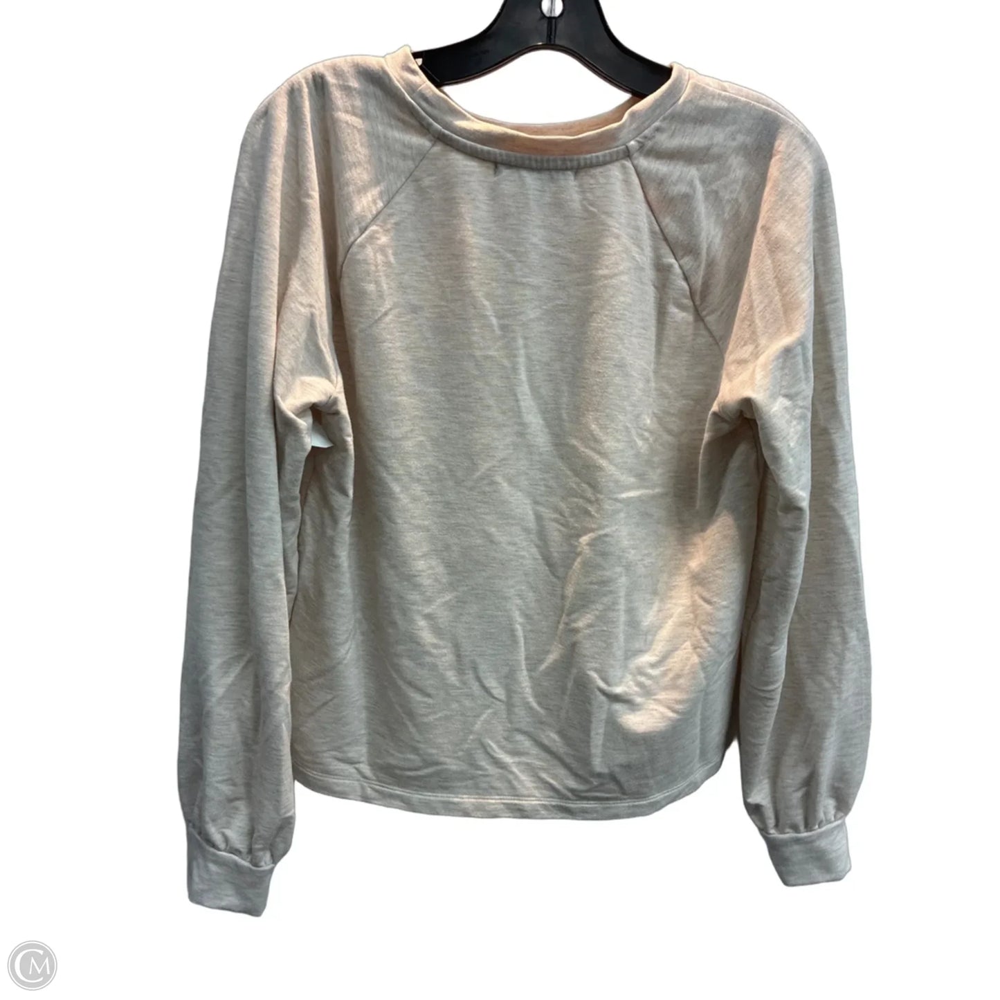 Top Long Sleeve By Banana Republic In Tan, Size: S