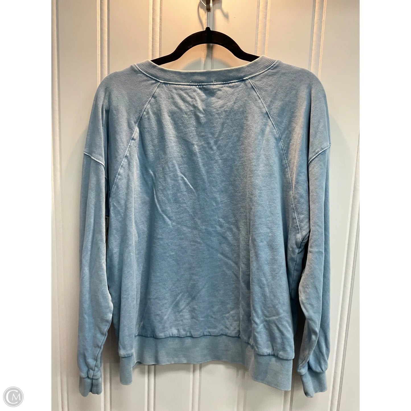 Sweatshirt Crewneck By Easel In Blue, Size: S