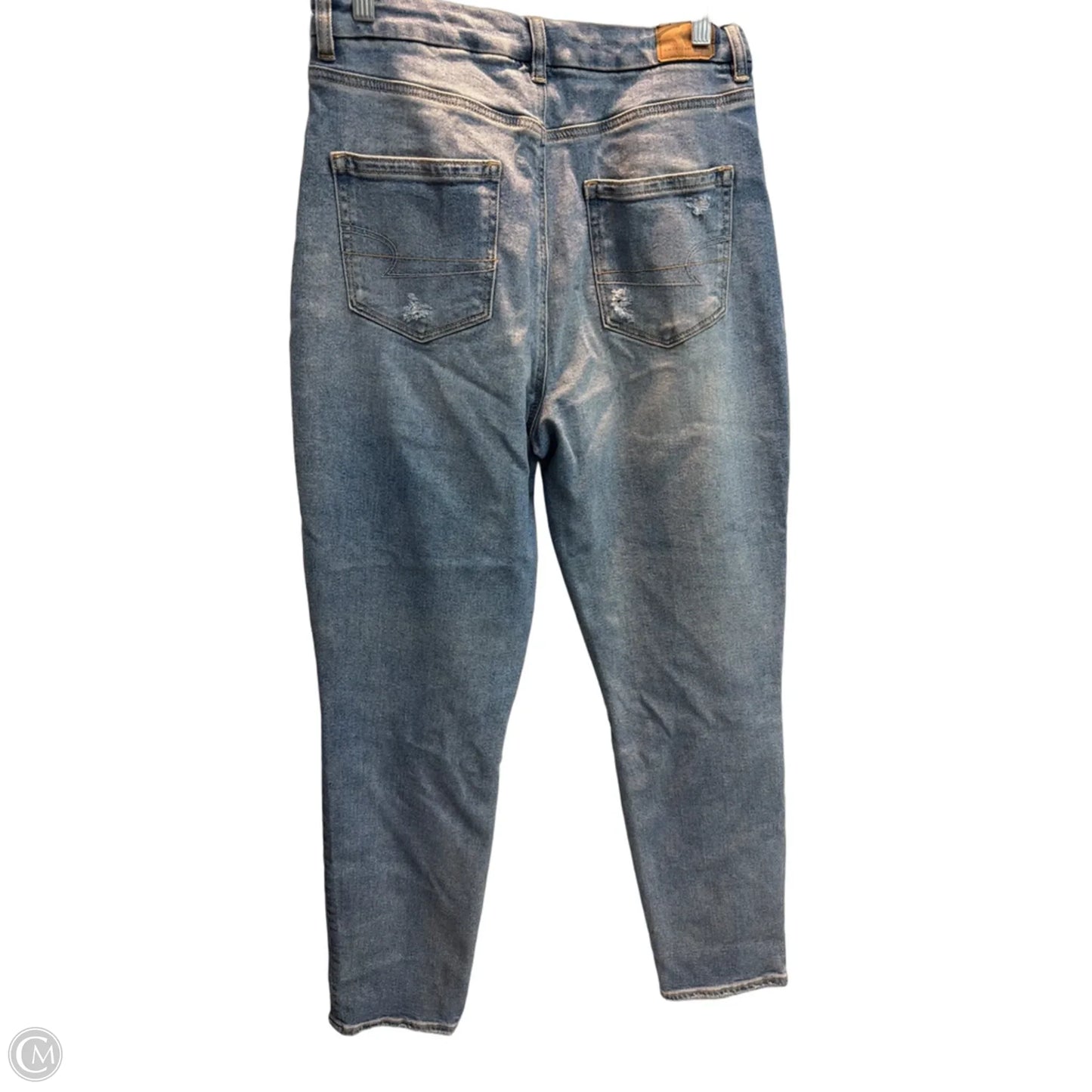 Jeans Straight By Calvin Klein In Blue Denim, Size: 8