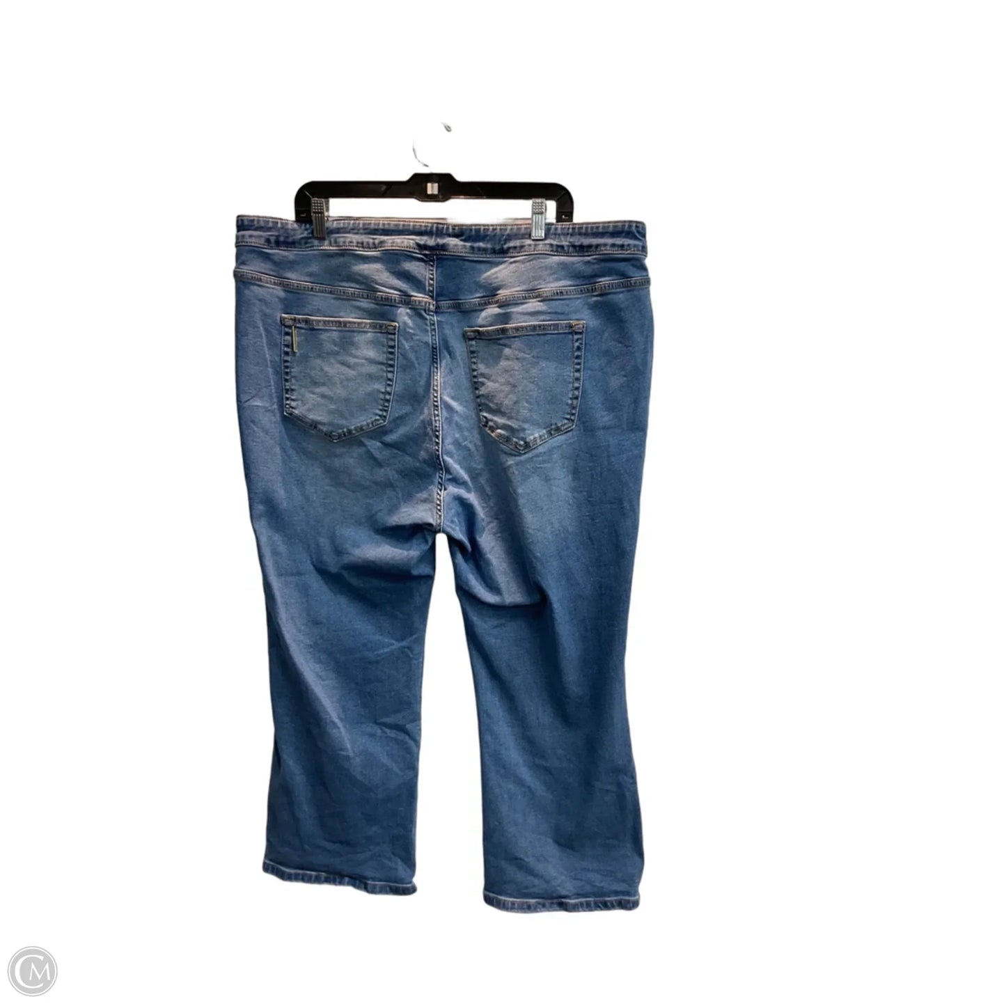 Jeans Cropped By Michael By Michael Kors In Blue Denim, Size: 20