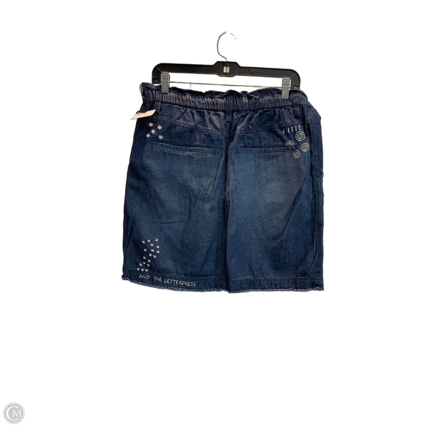 Skirt Midi By Pilcro In Blue Denim, Size: 12
