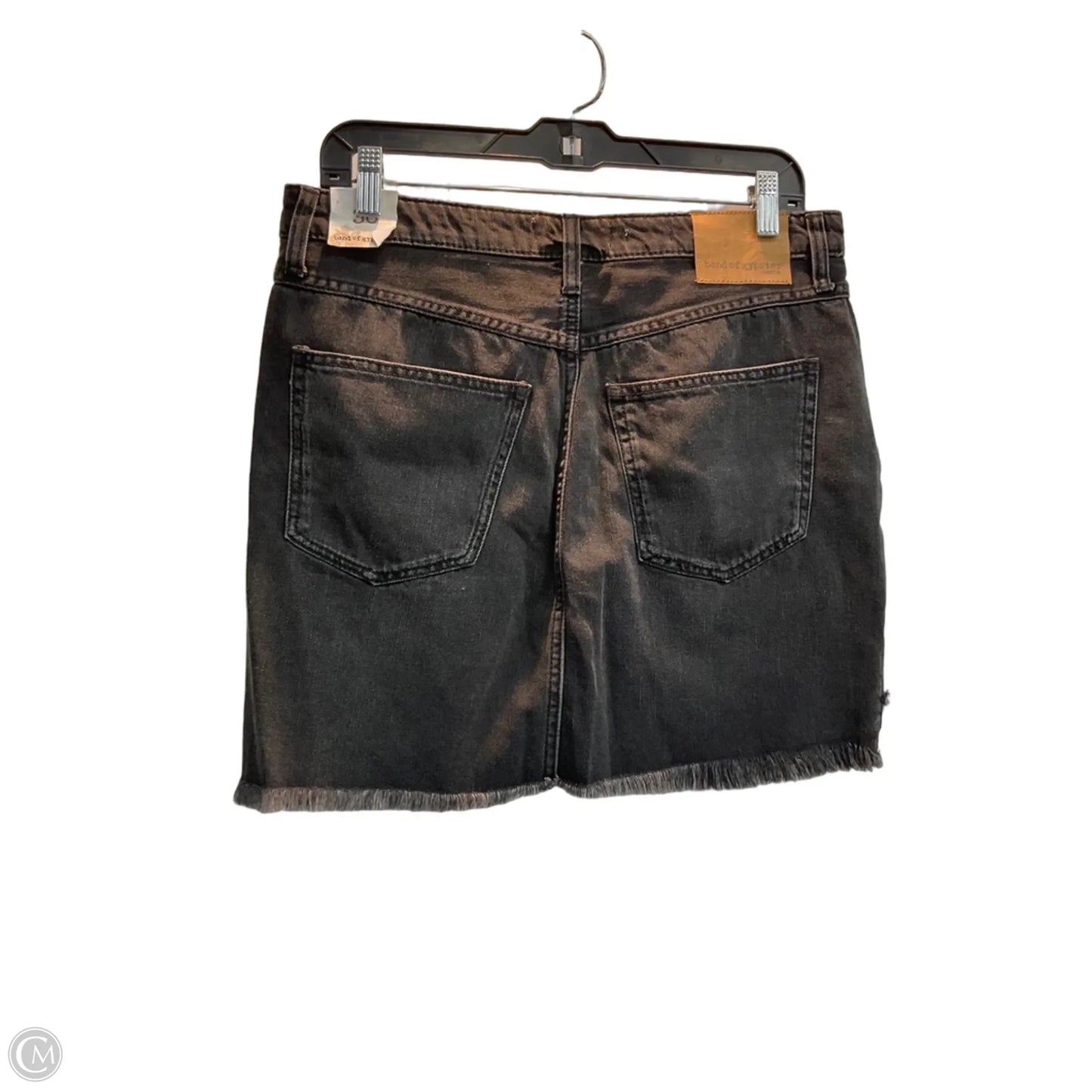 Skirt Mini & Short By Band Of Gypsies In Black Denim, Size: 10
