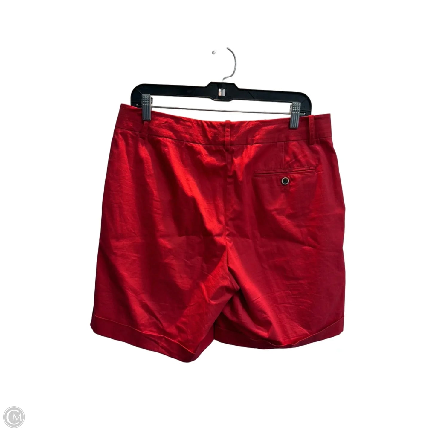Shorts Designer By Lafayette 148 In Red, Size: 10