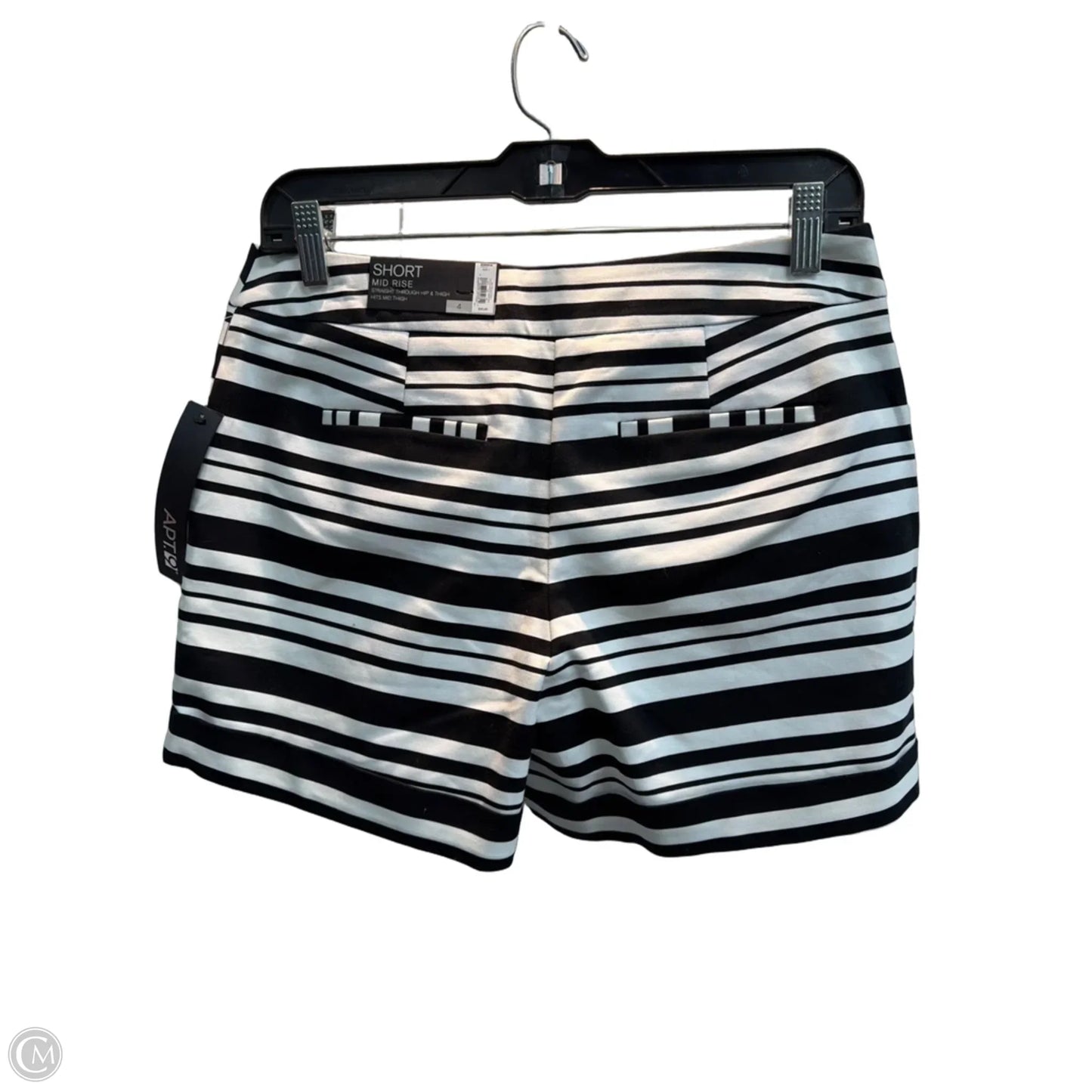 Shorts By Apt 9 In Striped Pattern, Size: 4