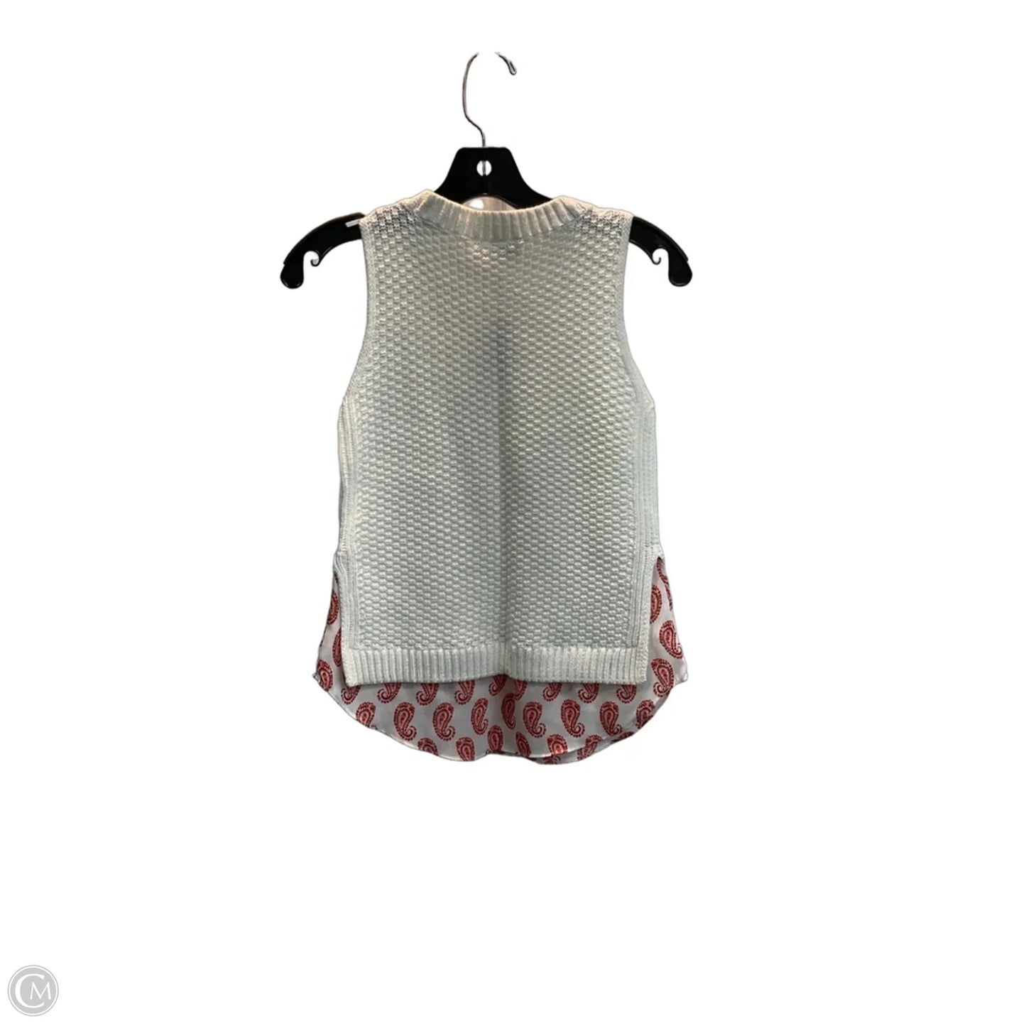 Top Sleeveless By Loft In White, Size: Xxsp