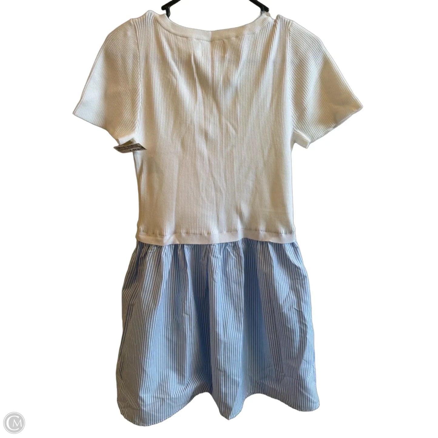 Dress Casual Midi By Betseys Boutique Shop In Blue & White, Size: M