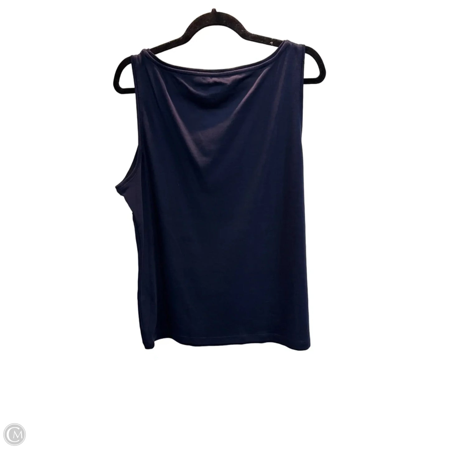 Tank Top By Talbots In Navy, Size: Xl
