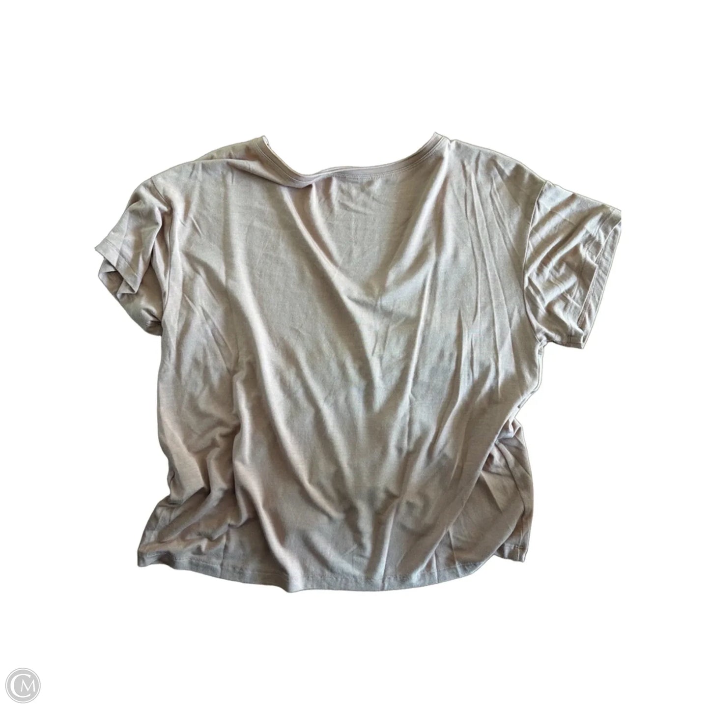 Top Short Sleeve By Clothes Mentor In Brown, Size: M