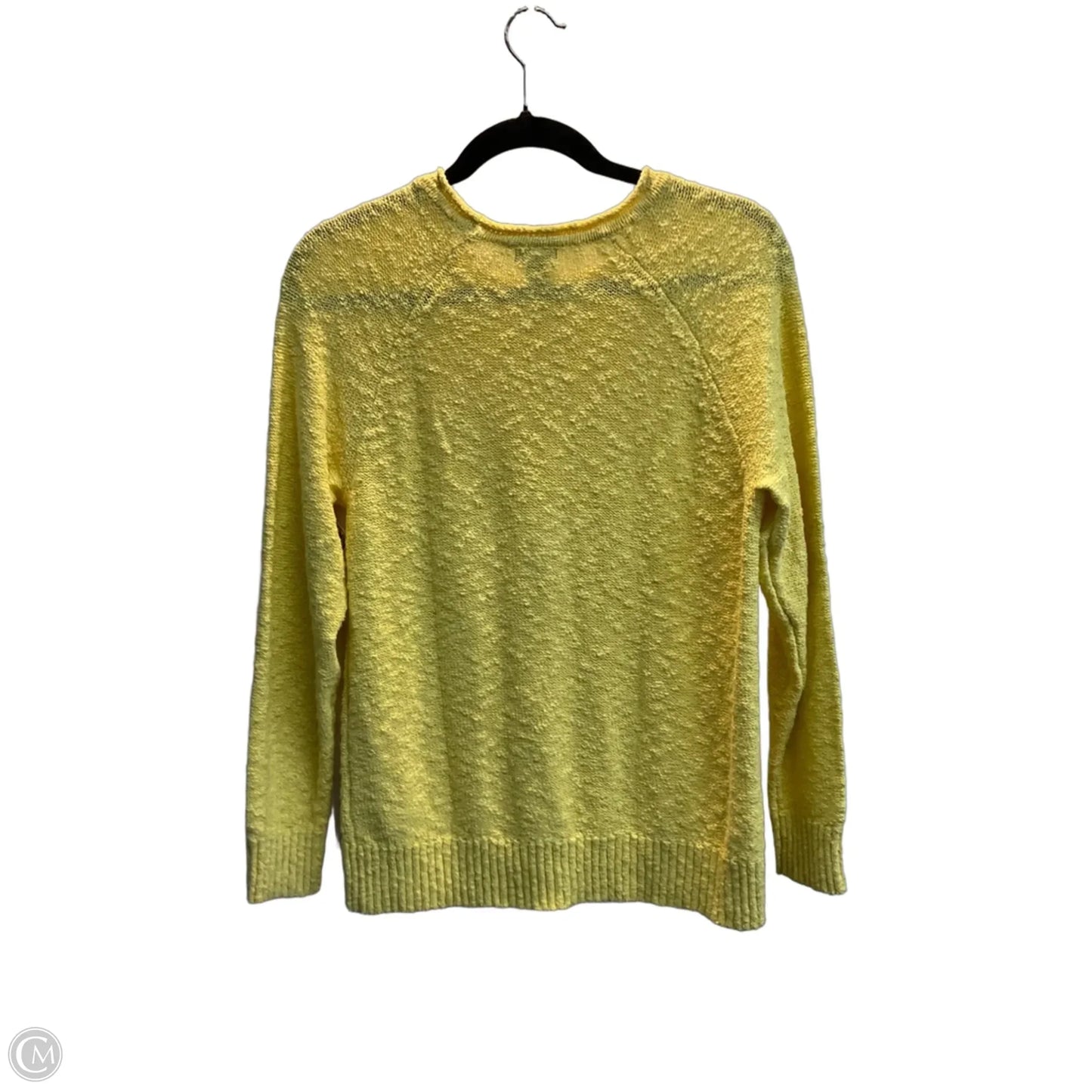 Sweater By L.l. Bean In Yellow, Size: S