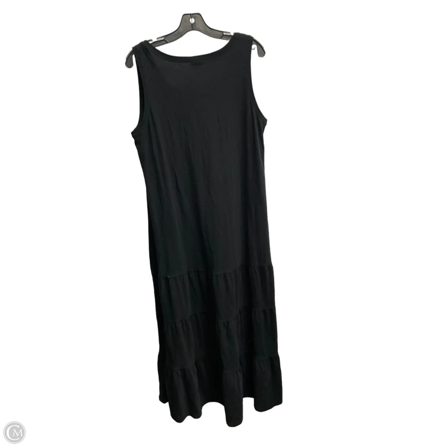 Dress Casual Maxi By J. Jill In Black, Size: L