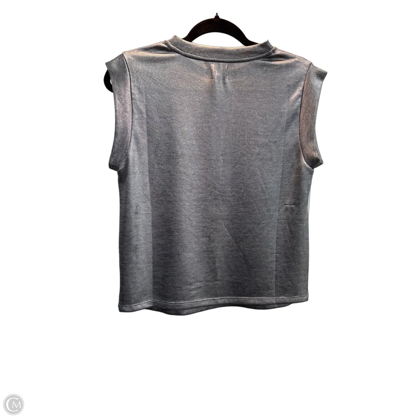 Top Sleeveless By Porridge In Silver, Size: Xs