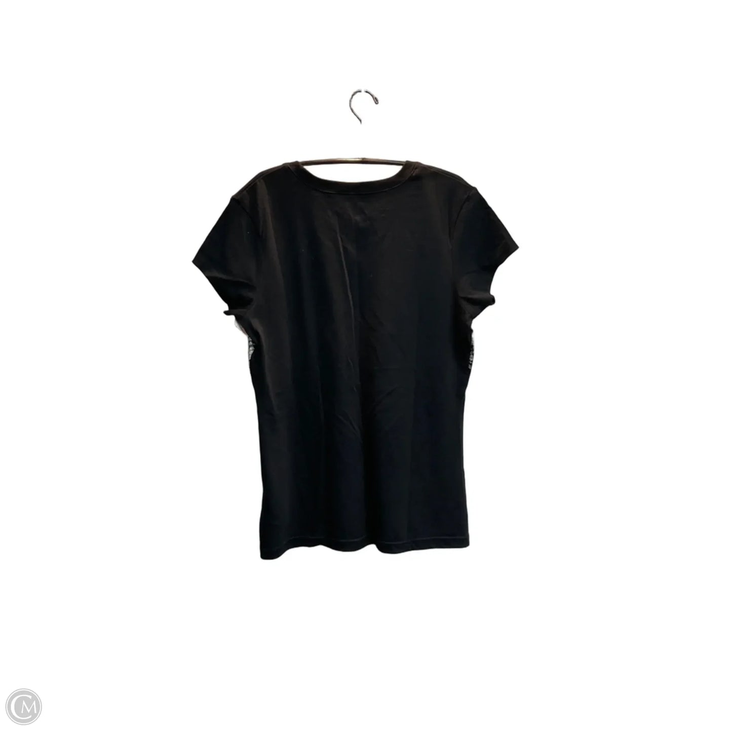 Top Short Sleeve By Disney In Black, Size: L