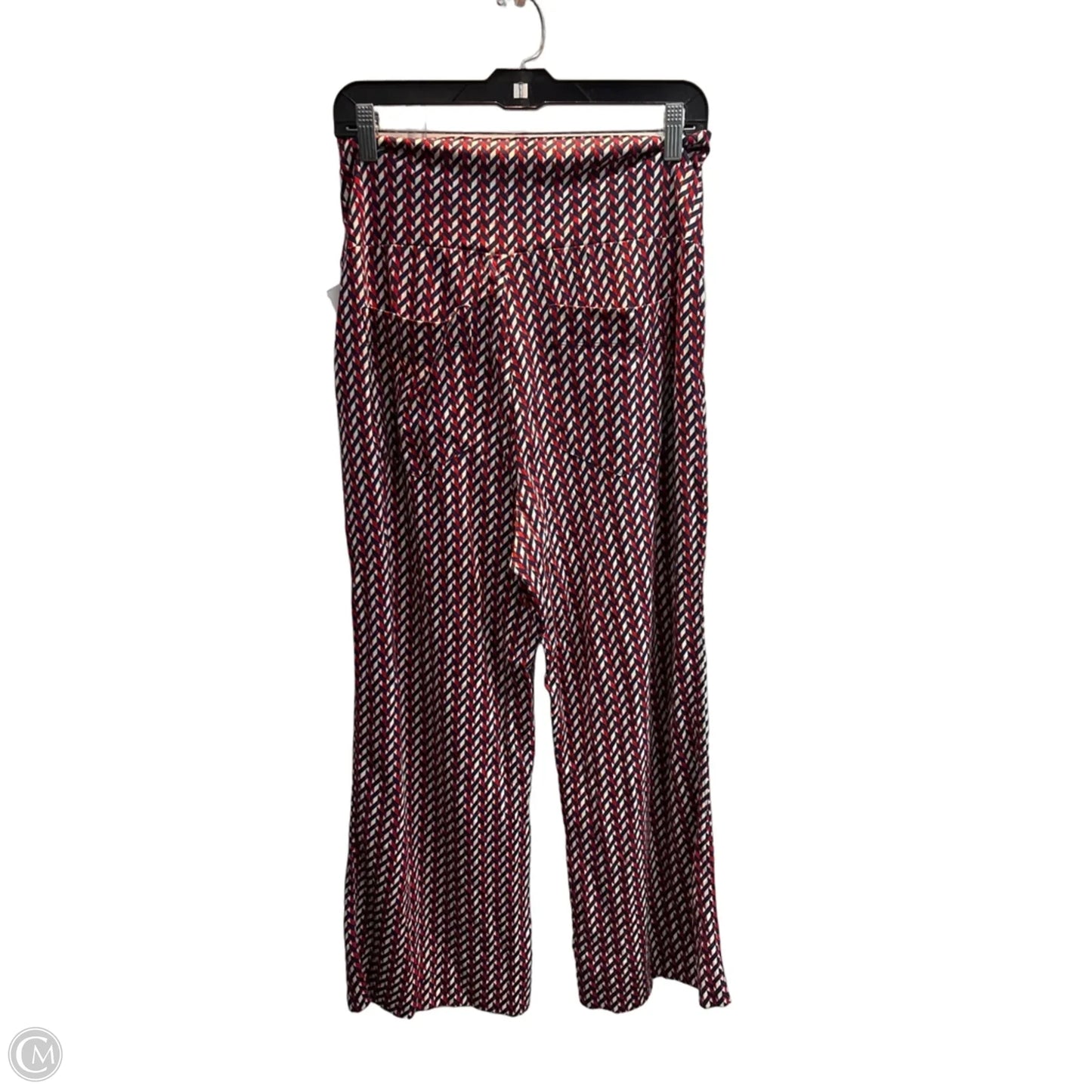 Pants Wide Leg By Cabi In Geometric Pattern, Size: 8