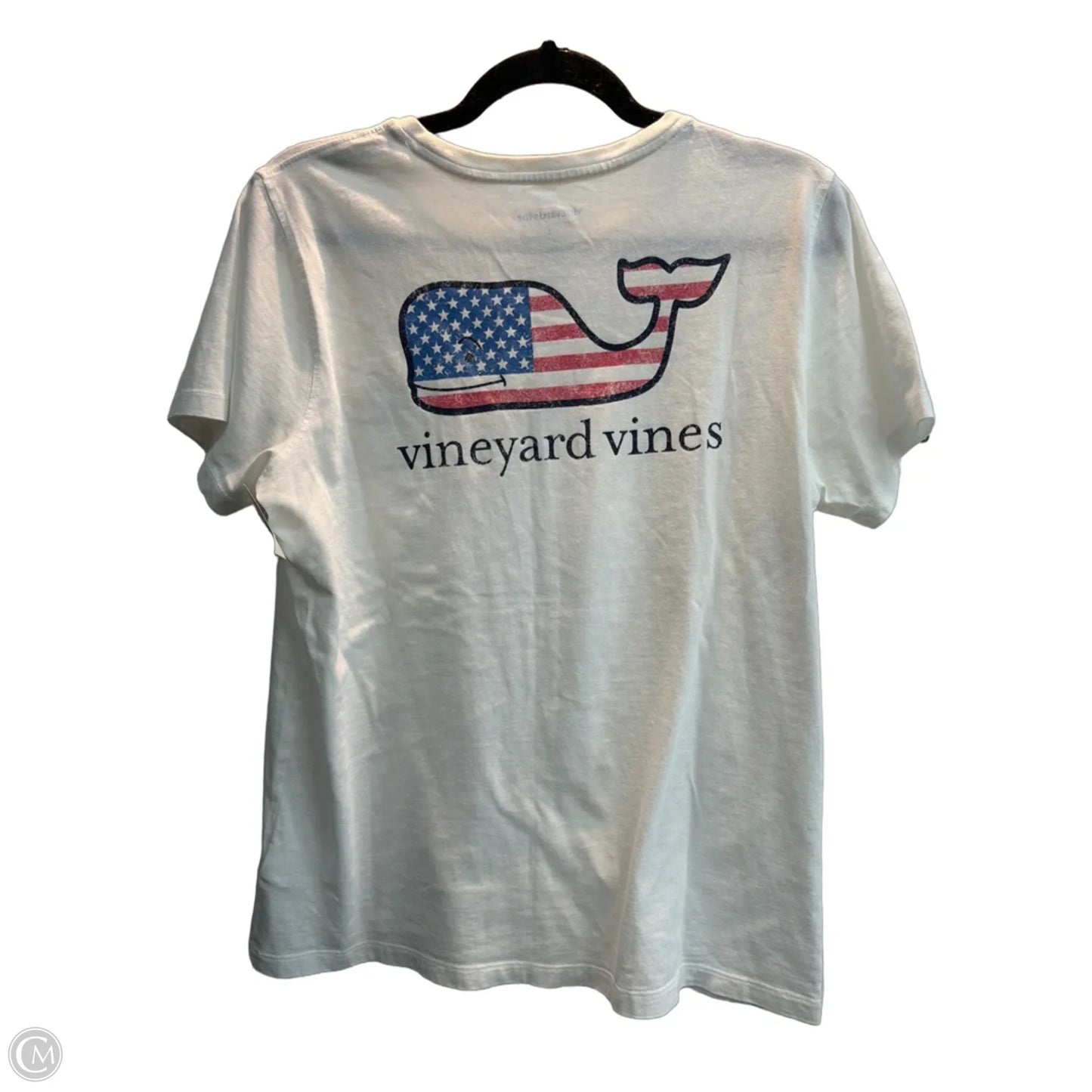 Top Short Sleeve Basic By Vineyard Vines In White, Size: L