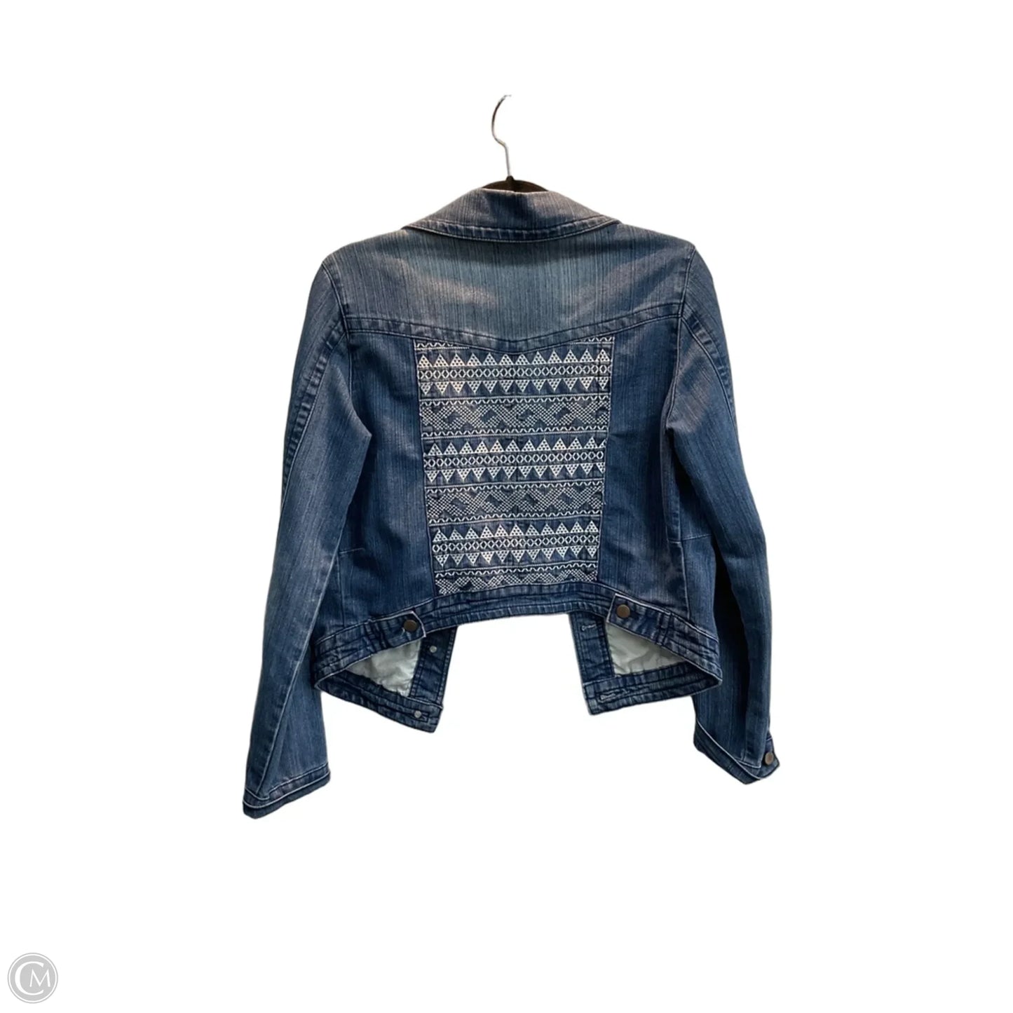 Jacket Denim By Jun & Ivy In Blue Denim, Size: M