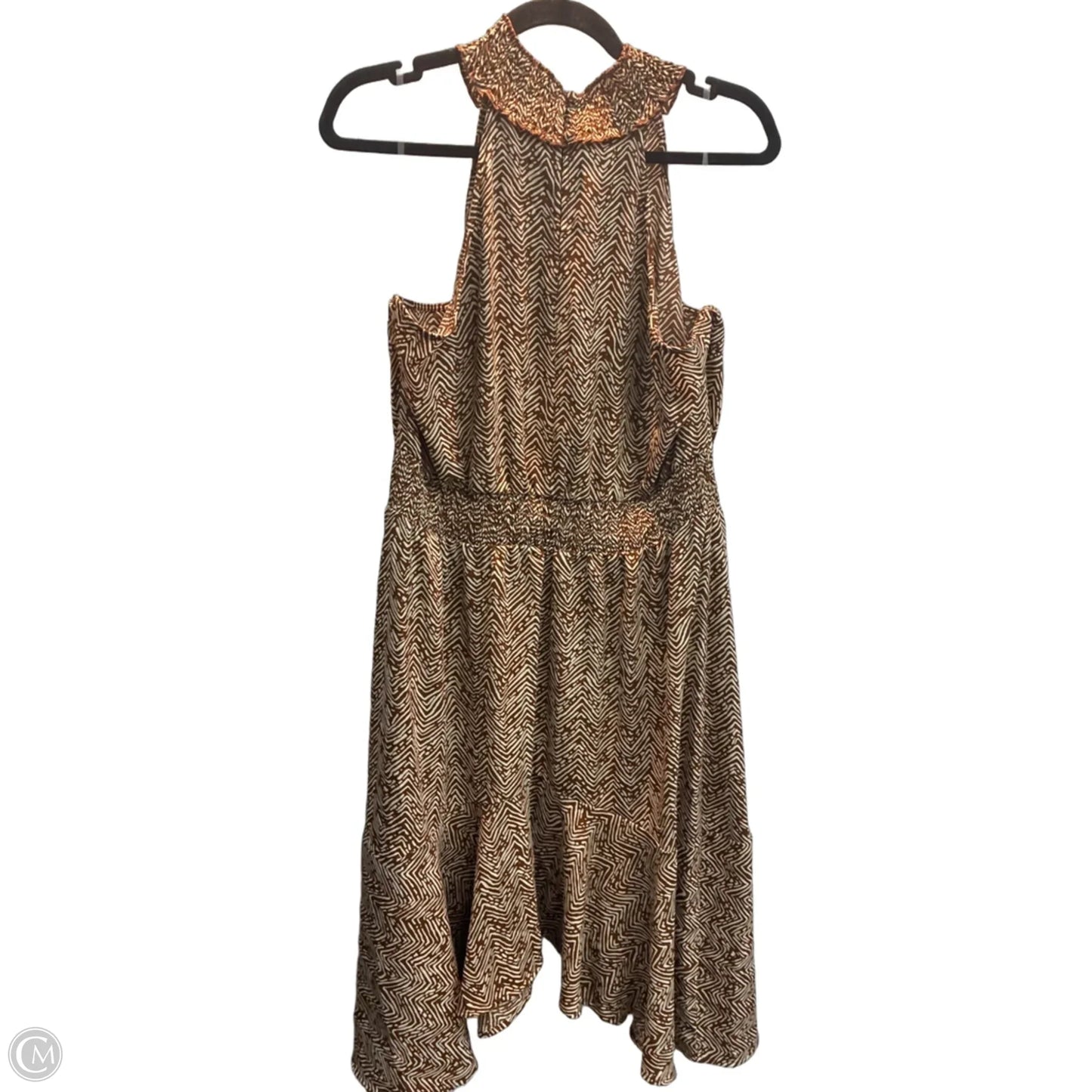 Dress Casual Midi By Maurices In Brown, Size: Xl