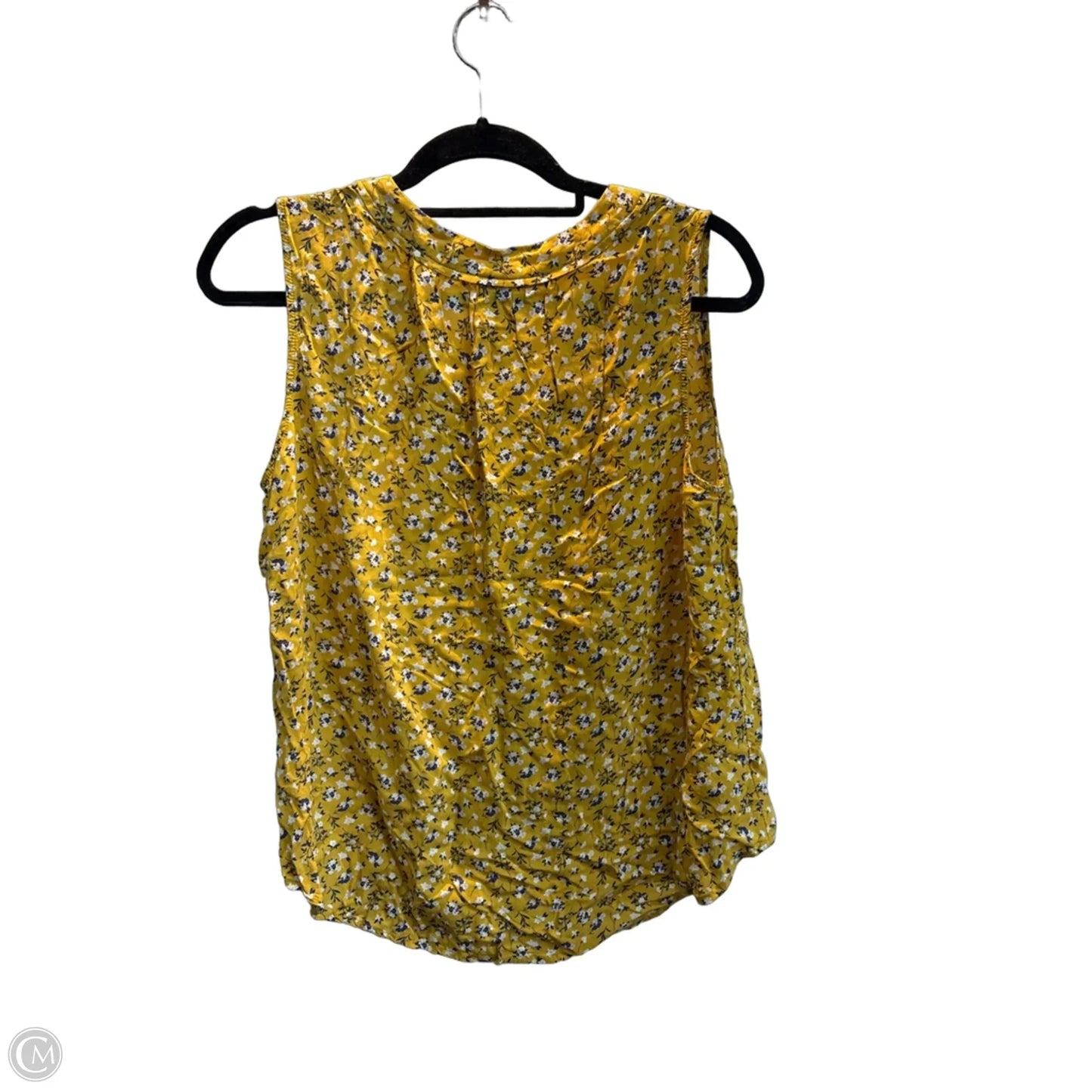 Top Sleeveless By Old Navy In Gold, Size: L