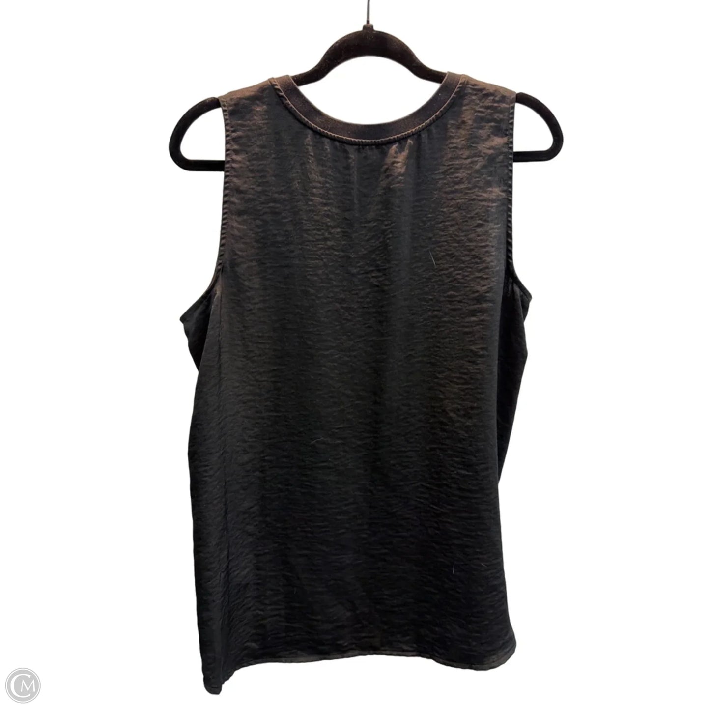 Top Sleeveless By Simply Vera In Black, Size: M