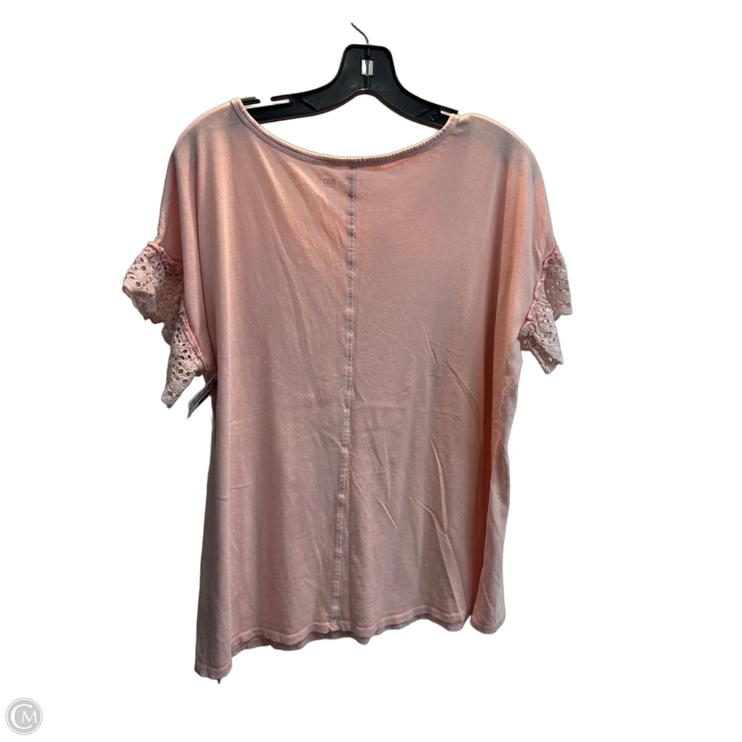Top Short Sleeve By Ana In Pink, Size: M