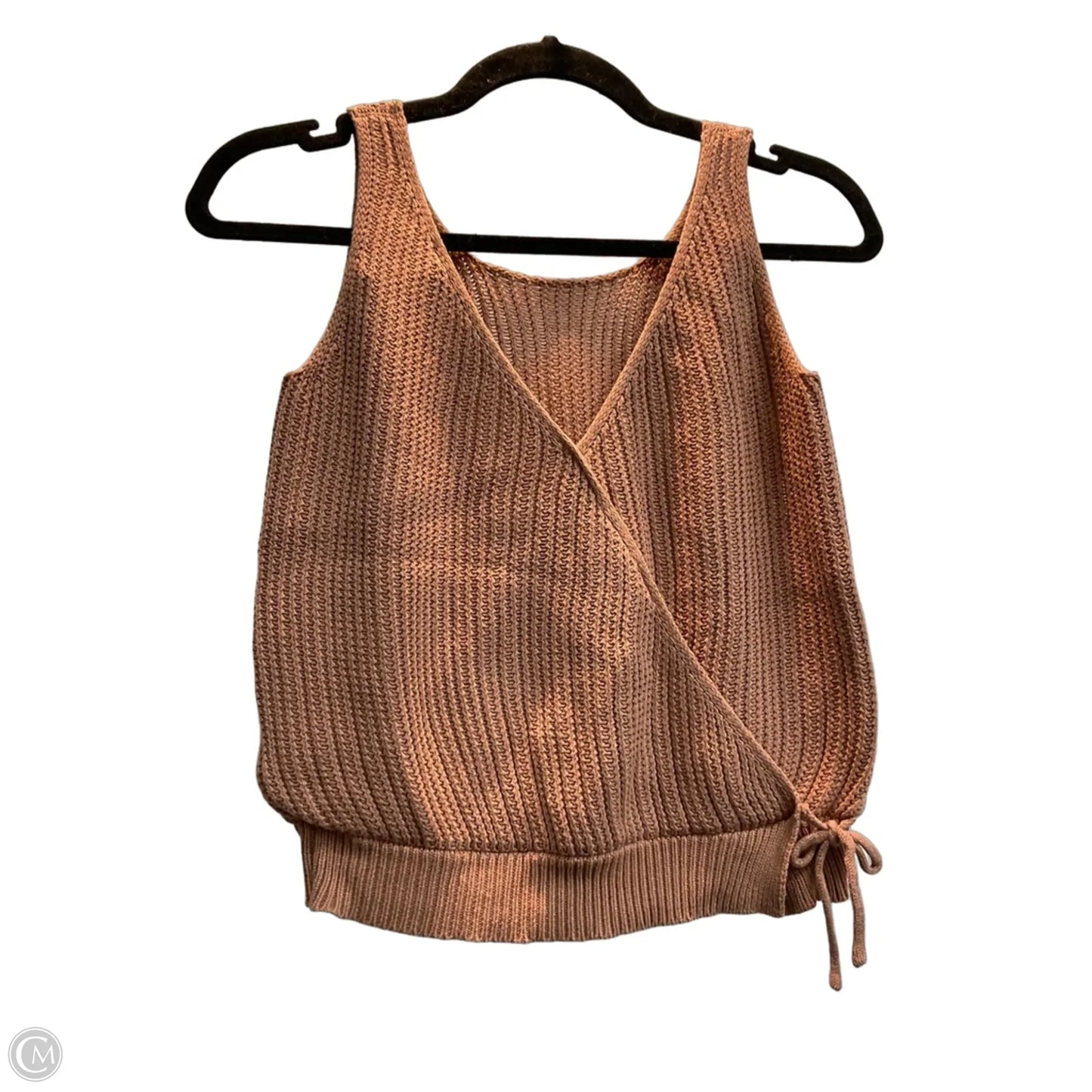 Top Sleeveless By Moon And Madison In Brown, Size: M