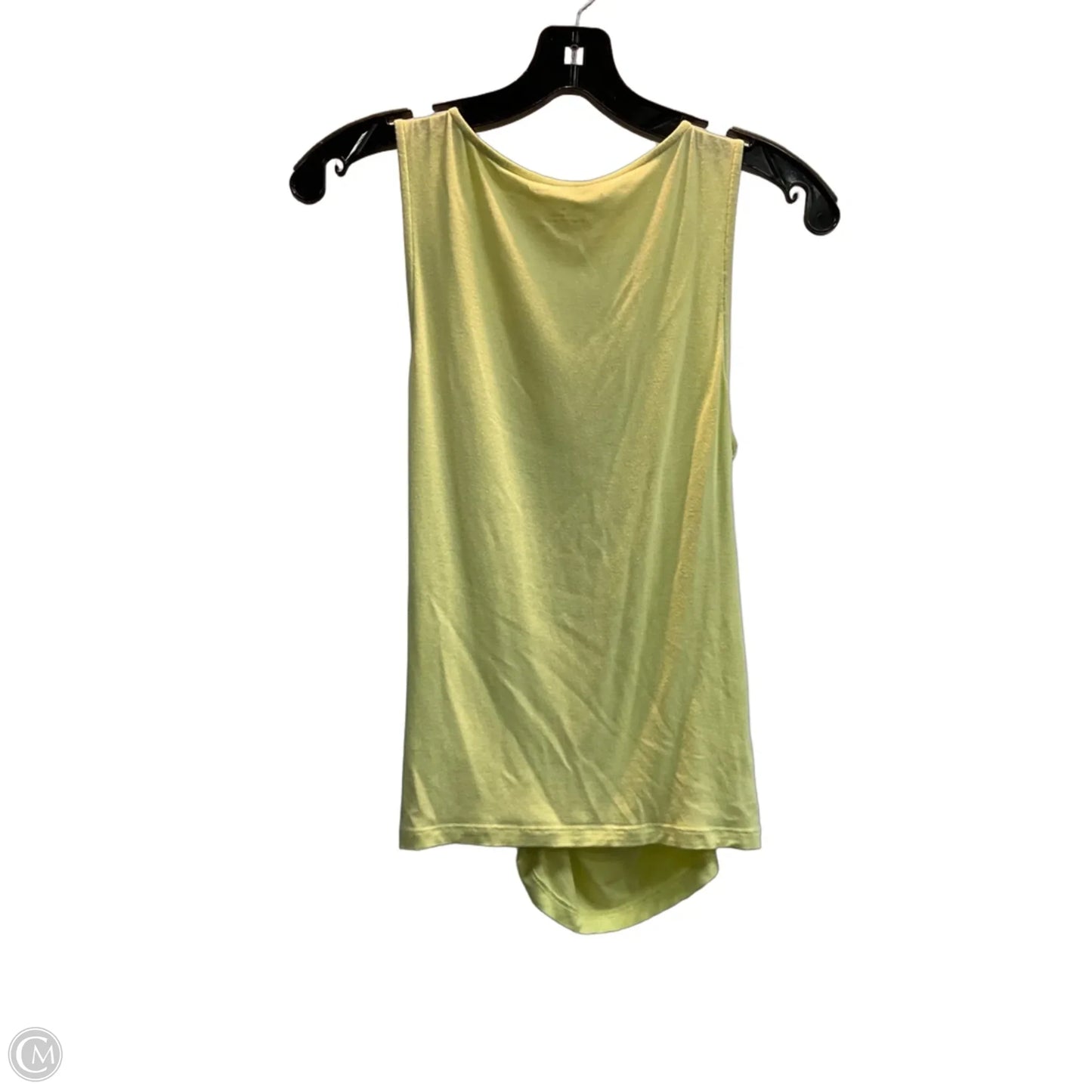 Tank Top By Anthropologie In Chartreuse, Size: Xs