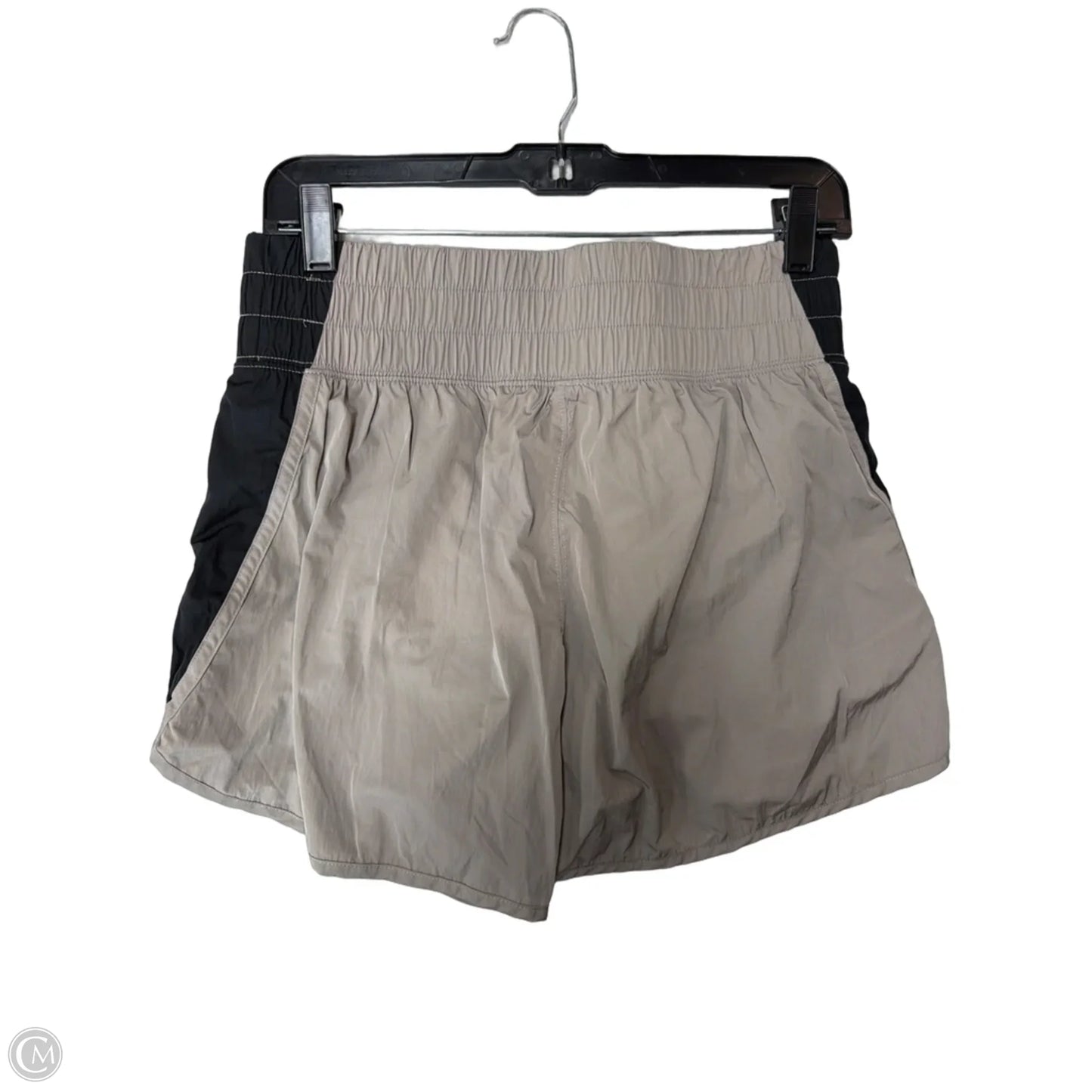 Athletic Shorts By Yogalicious In Taupe, Size: M