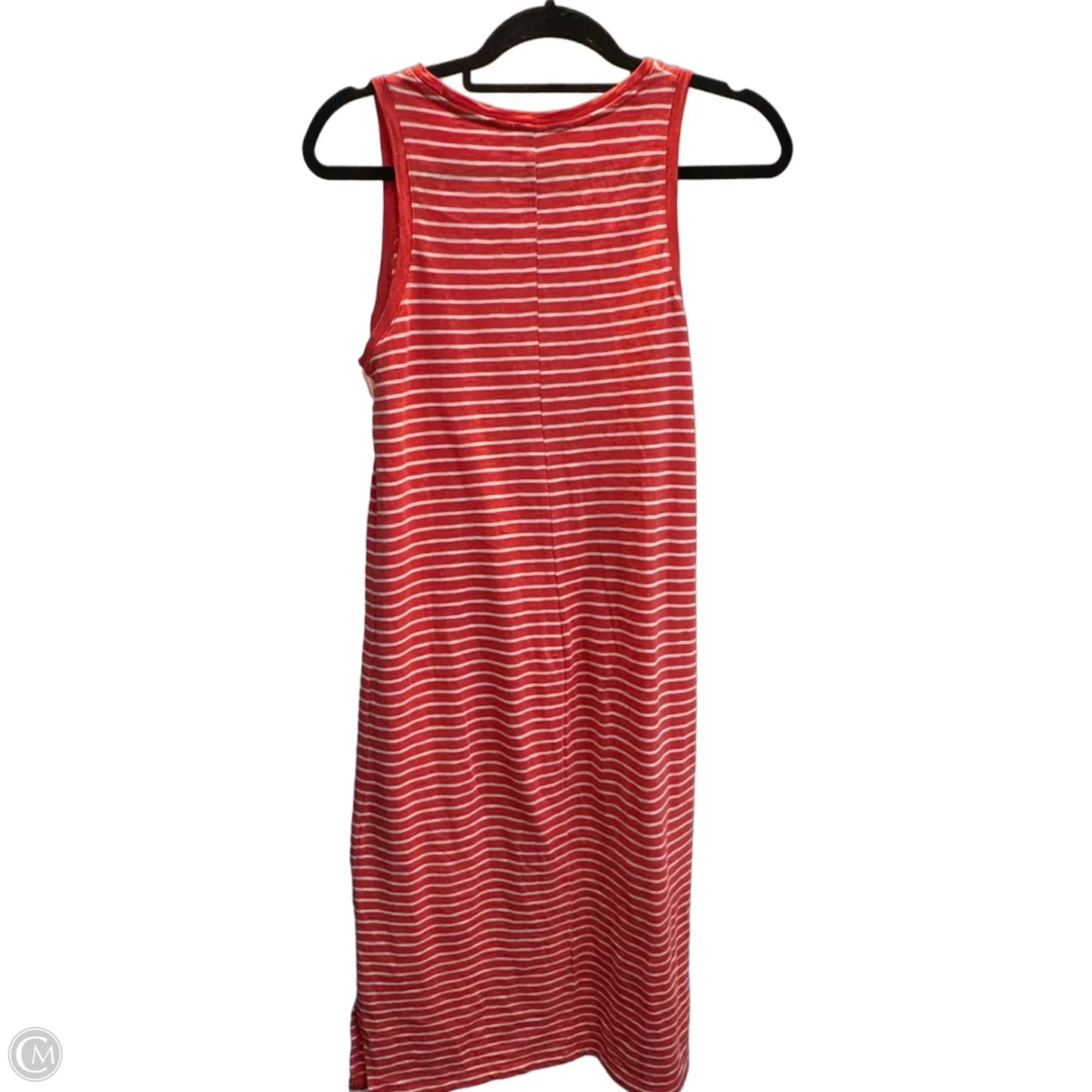 Dress Casual Midi By Gap In Striped Pattern, Size: Xs