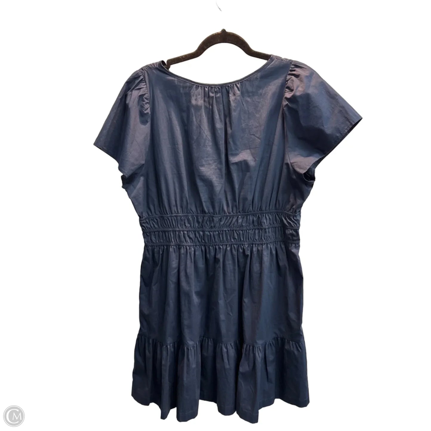 Dress Casual Short By Clothes Mentor In Blue, Size: L