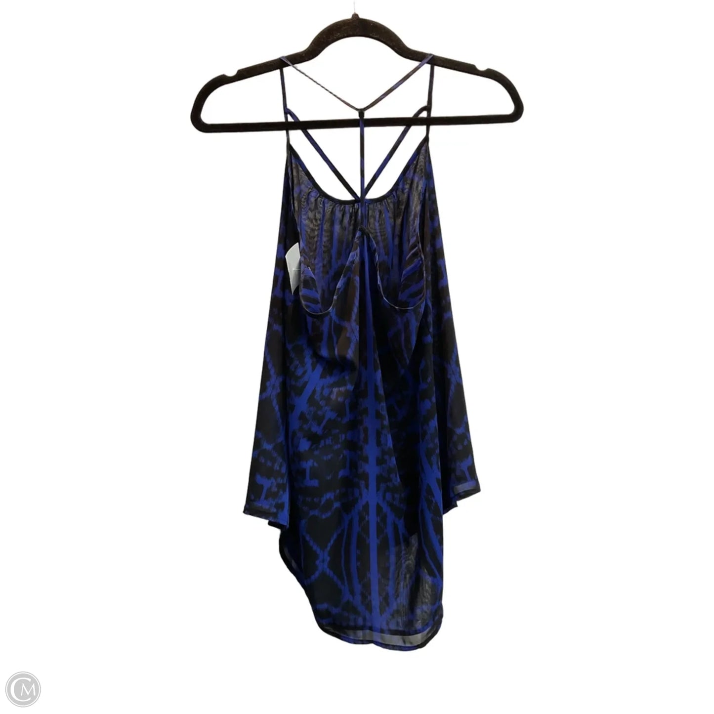 Top Cami By Express In Black & Blue, Size: M