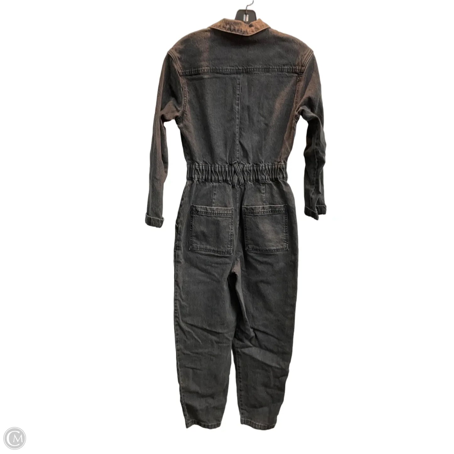 Jumpsuit By Universal Thread In Black Denim, Size: Xxs
