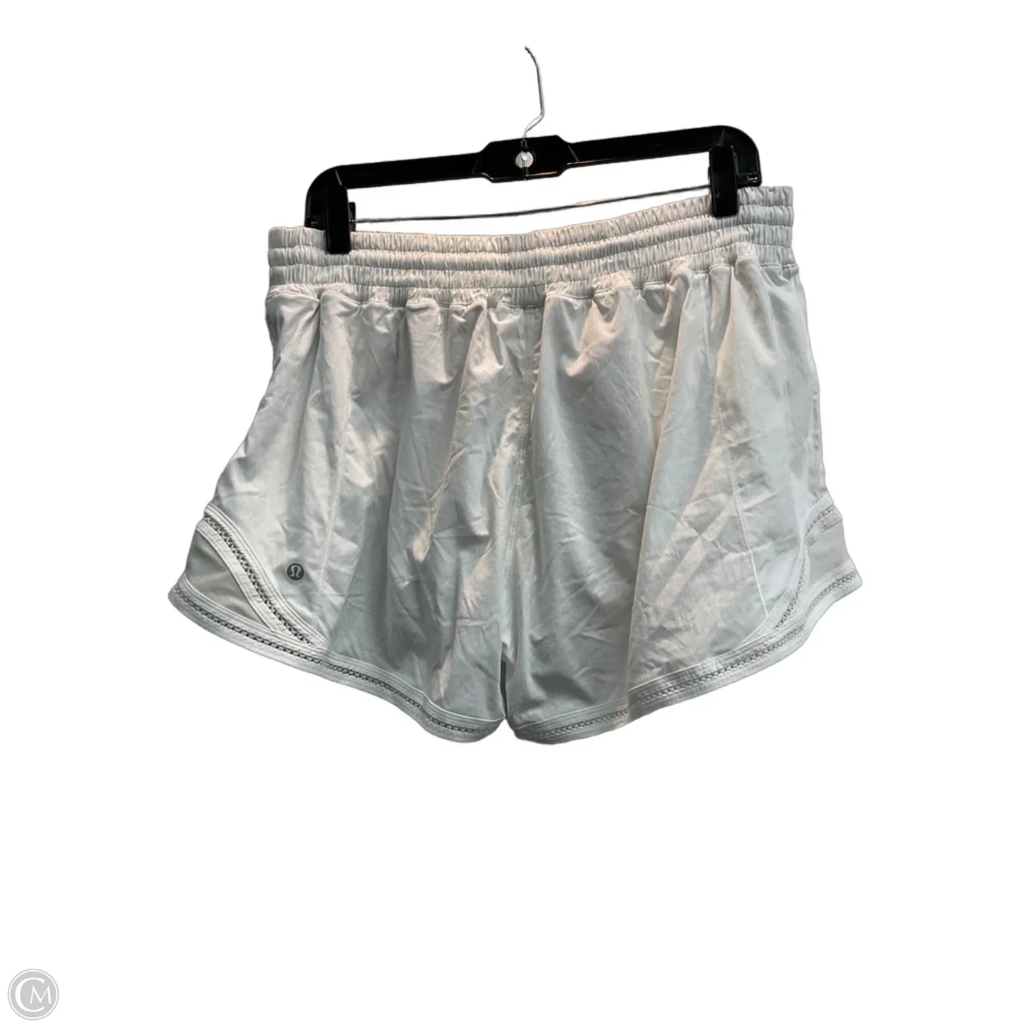 Athletic Shorts By Lululemon In White, Size: L