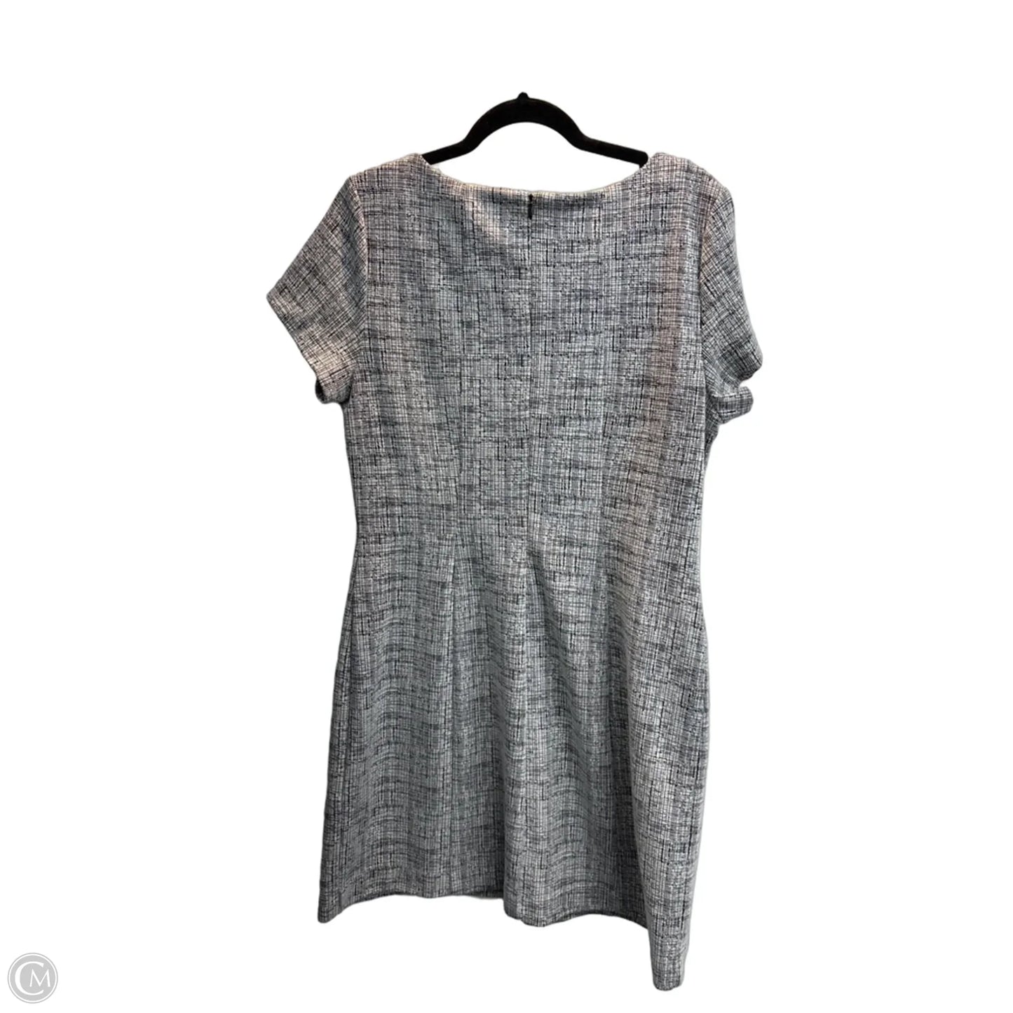 Dress Work By Tahari In Grey, Size: L